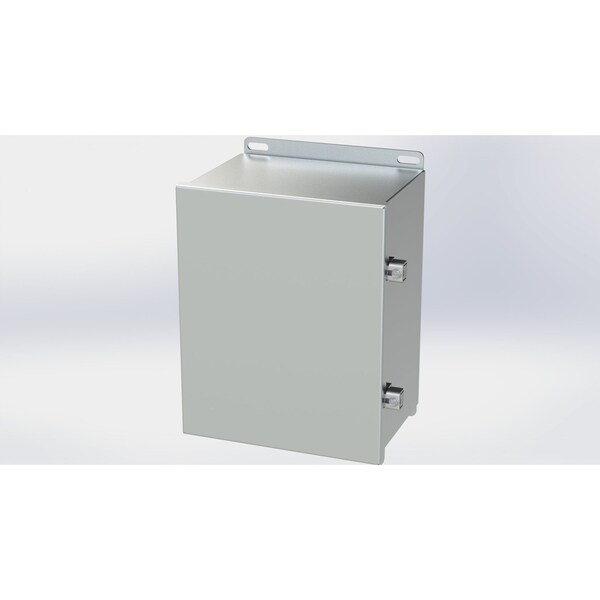 Electrical Enclosures, 10.13 in H, 6 in D, 8 in W, NEMA 3R, 4, 4X, 12, 13, 304 Stainless Steel